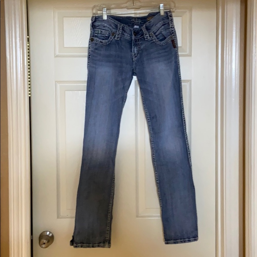 Silver jeans
